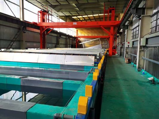 Хорошая цена 80 Tons/Month Semi-Automatic Hard Anodizing Line for Black Anodized Aluminum Parts Онлайн