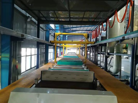 Небольшим линия автоматизированная Workpiece анодируя крася процесс обработки