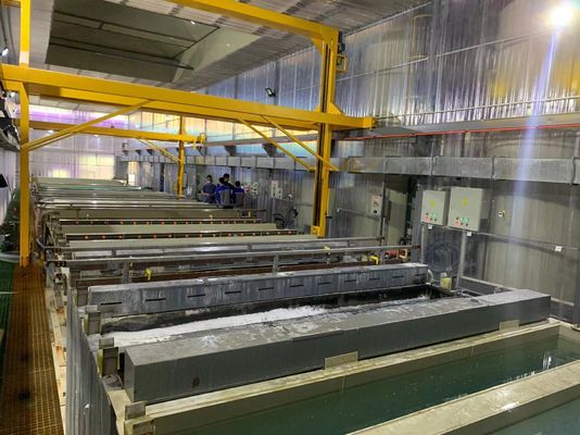 Небольшим линия автоматизированная Workpiece анодируя крася процесс обработки