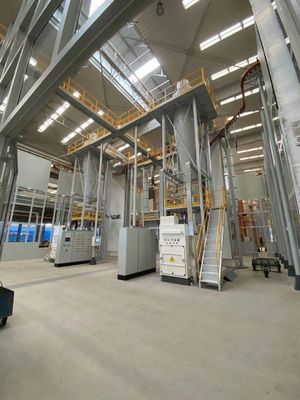 Автоматизированная промышленная линия покрытия профиль порошка вертикали алюминиевый