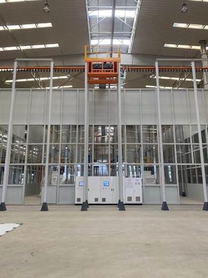 Автоматизированная промышленная линия покрытия профиль порошка вертикали алюминиевый