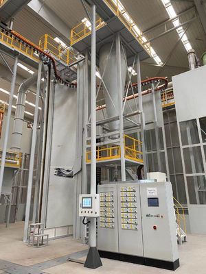 Автоматизированная промышленная линия покрытия профиль порошка вертикали алюминиевый