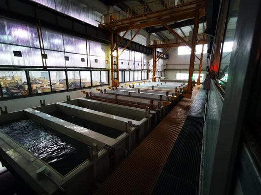 Автоматический анодируя процесс 650T/Month обработки производственной линии вывел наружу