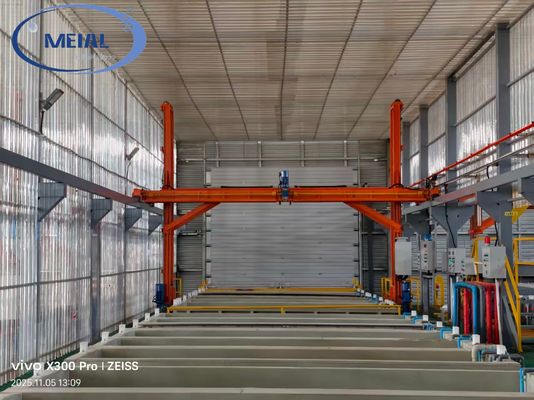 Хорошая цена Horizontal Anodizing Production Line with 5-15μm Film Thickness Uniformity and ±0.5℃ Temperature Precision онлайн