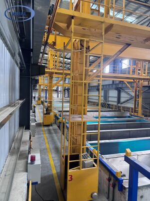 Хорошая цена Производственная линия высокой мощности 100-3000T/M для анодирования 6063 6061 7075 алюминиевых сплавов с интегрированной системой управления онлайн