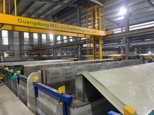Хорошая цена 500 тонн/месяц Полностью автоматическая линия производства анодирующих материалов толщиной пленки 5-25 мкм для алюминиевых профилей онлайн